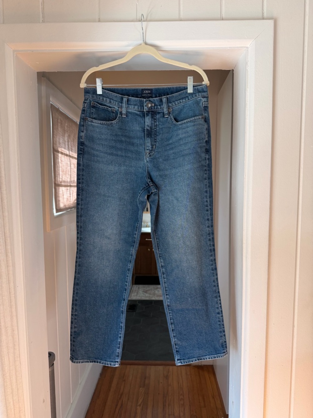 J. Crew Classic Blue Women's Straight-Leg Jeans